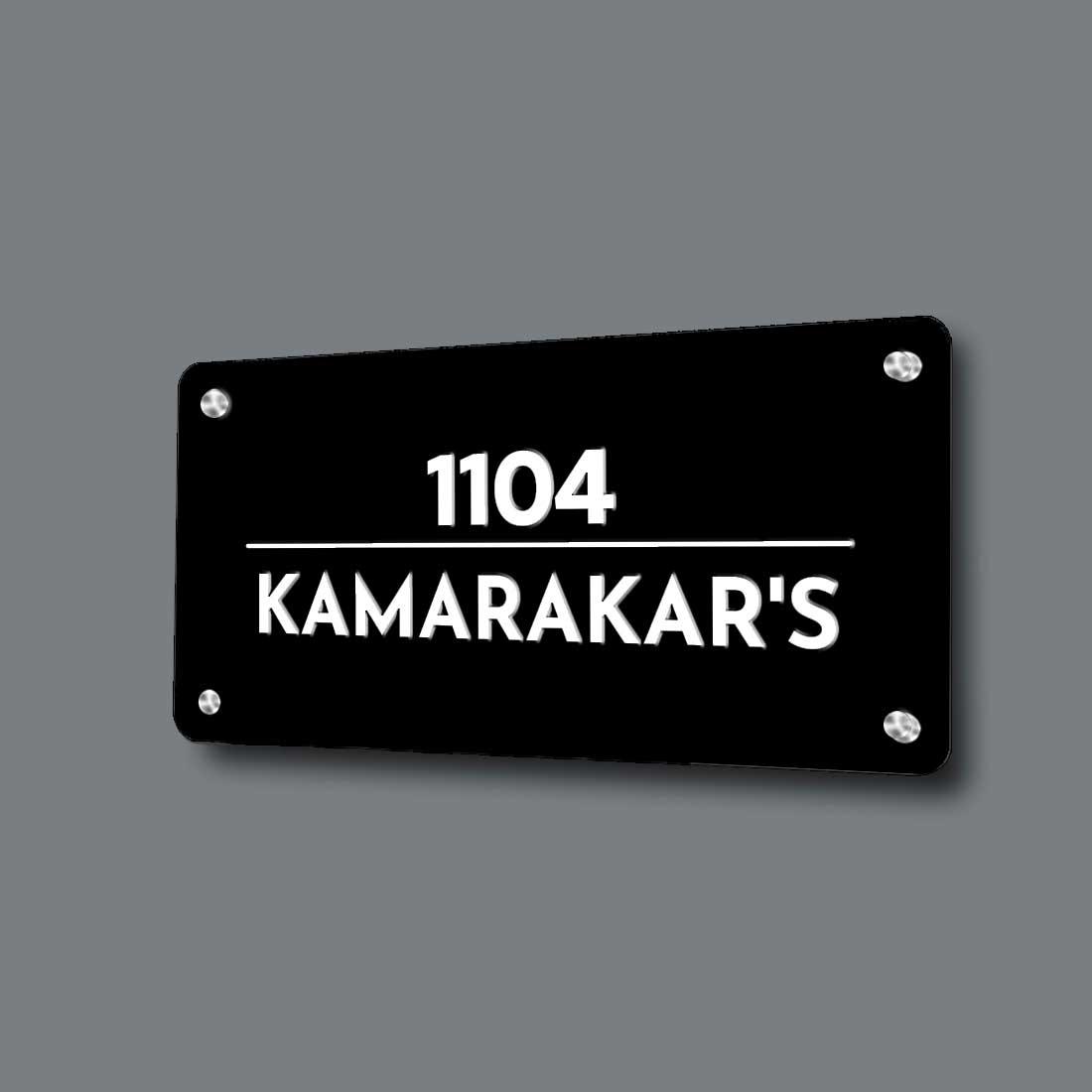 stainless steel name plate