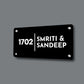 name plate stainless steel