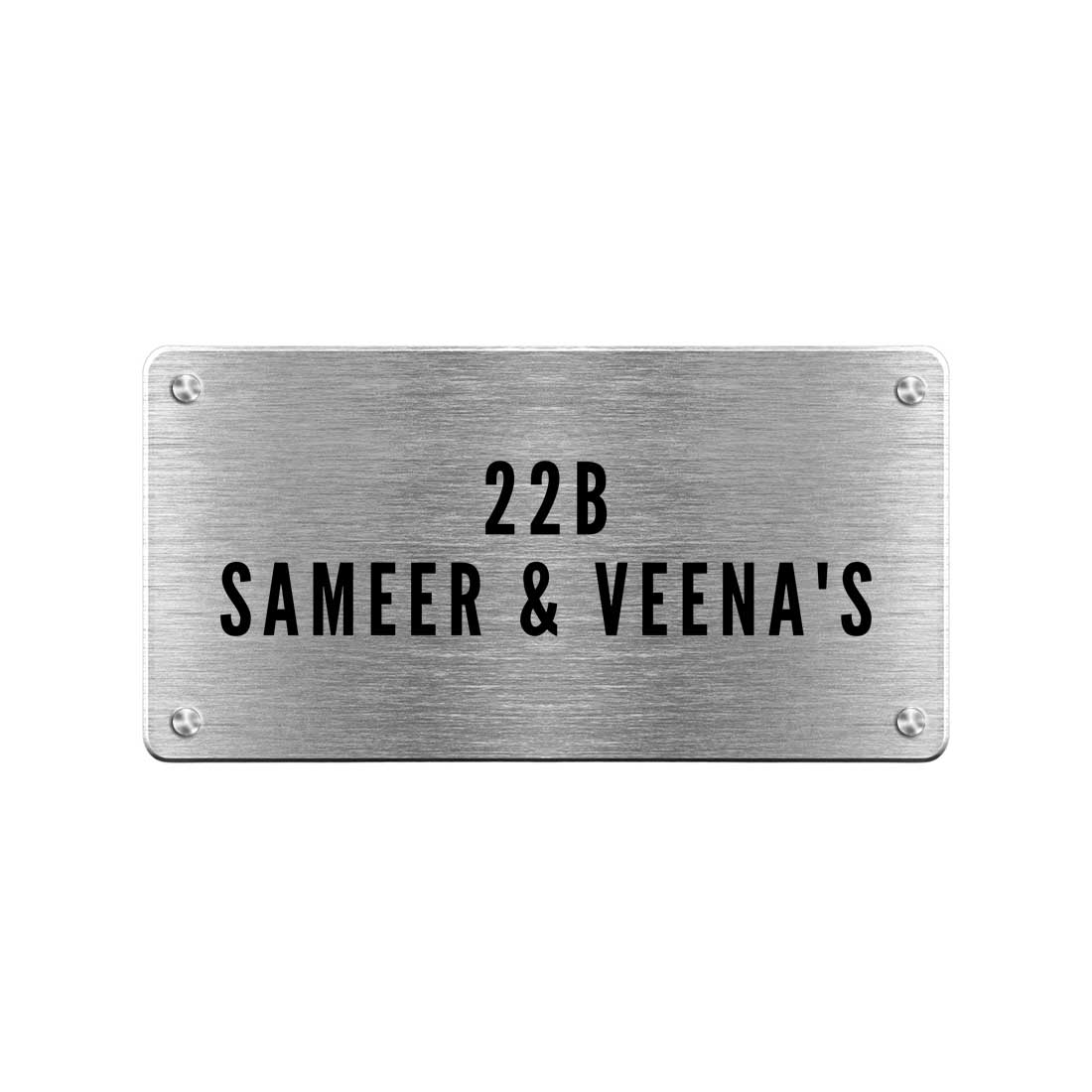 custom stainless steel name plates