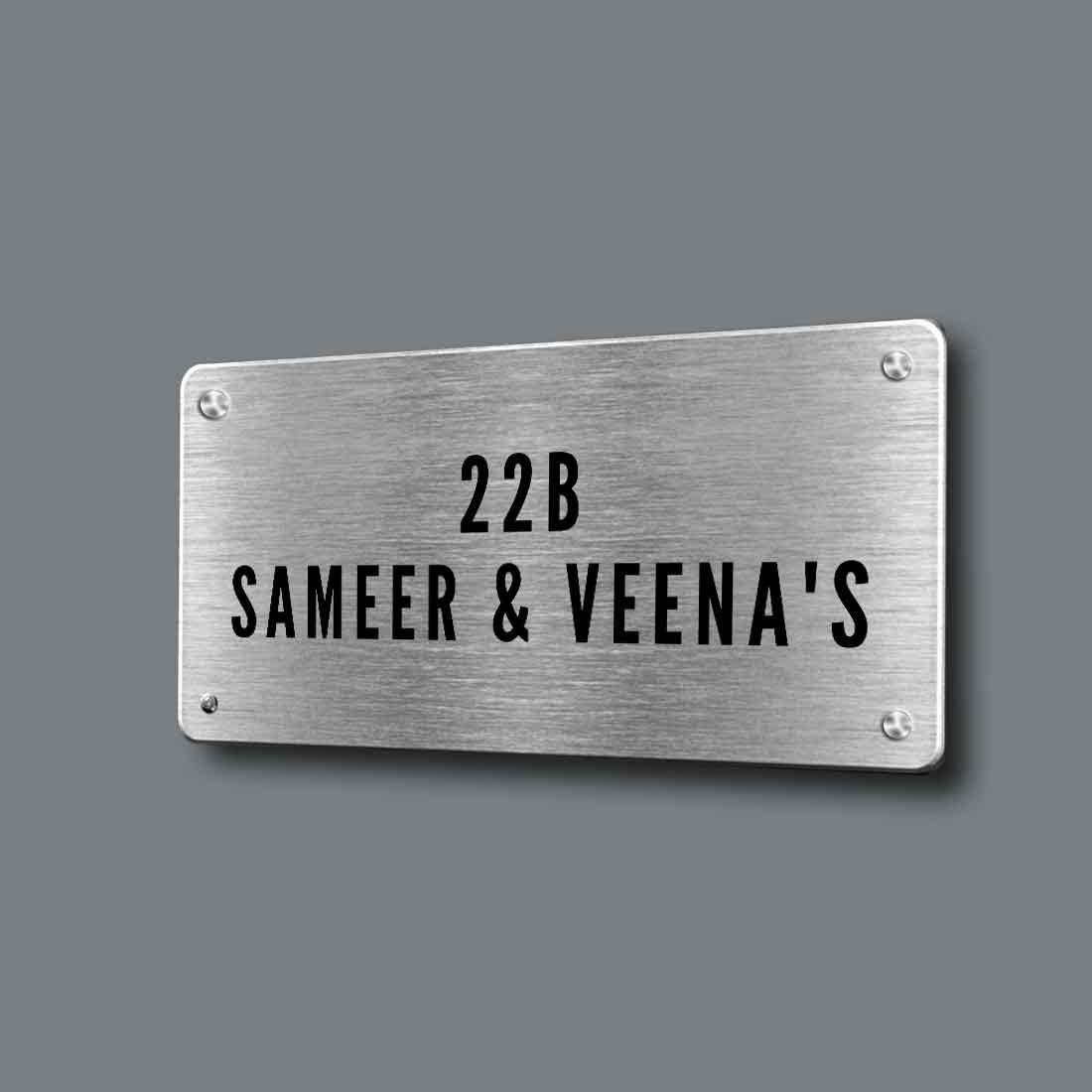 custom made metal name plates