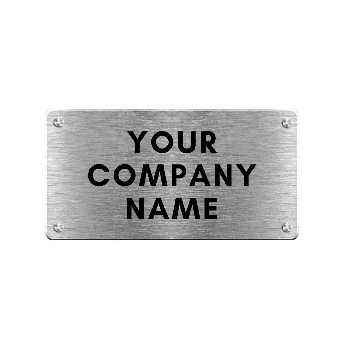 custom made metal name plates
