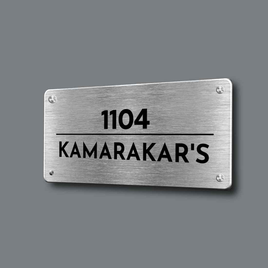 personalized metal name plates