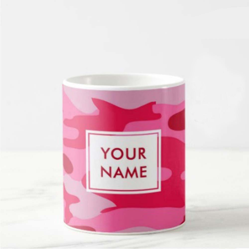 Customized Beautiful Mug - Pink Camo Nutcase