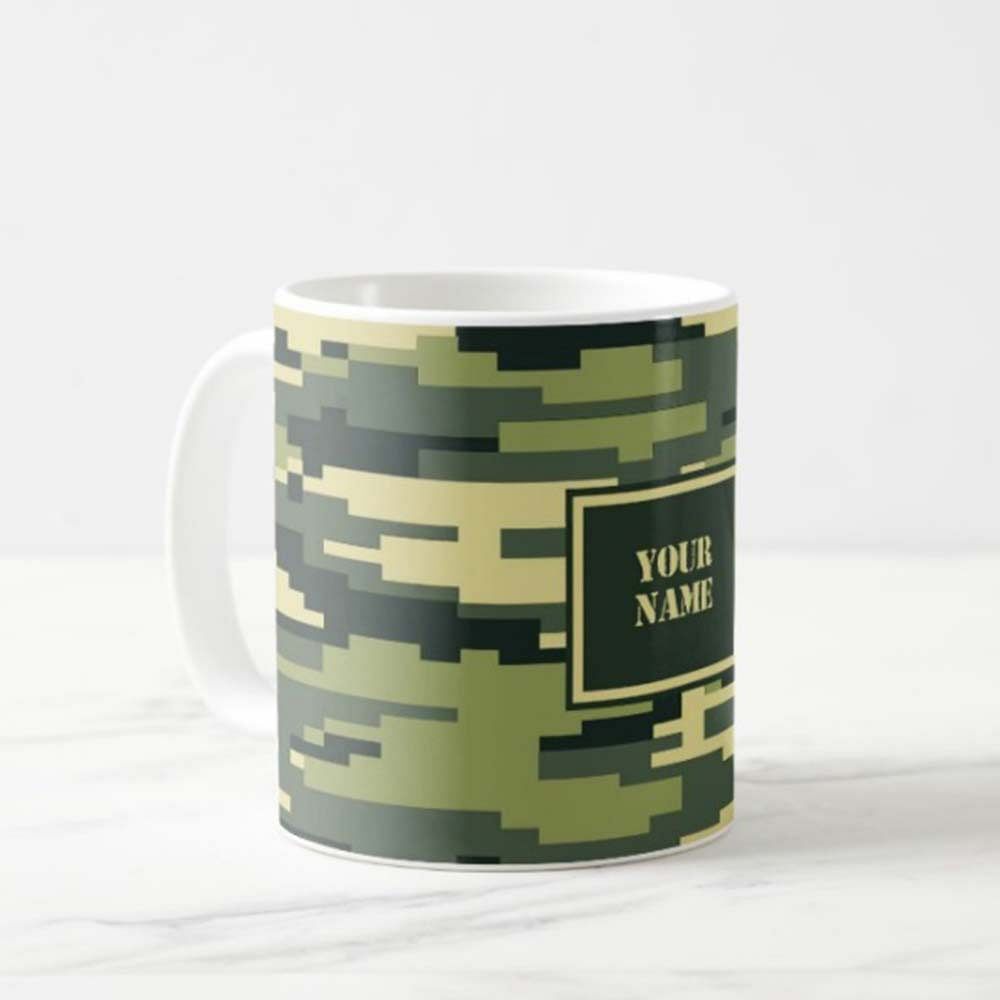 Personalised Travel Mug - Army Nutcase