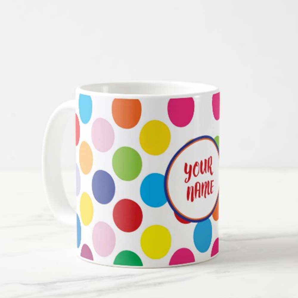 Personalized Photo Cup - Polka Dots Nutcase