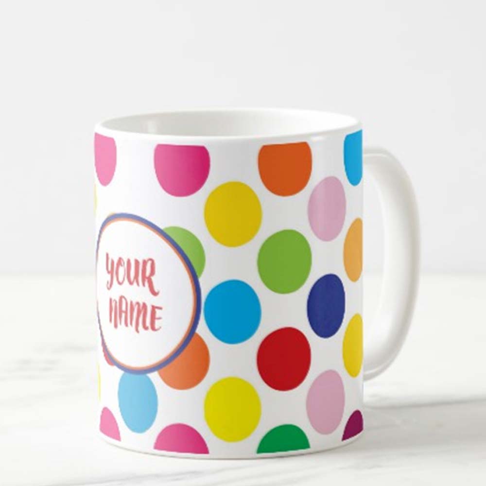 Personalized Photo Cup - Polka Dots Nutcase