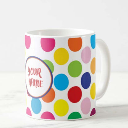 Personalized Photo Cup - Polka Dots Nutcase