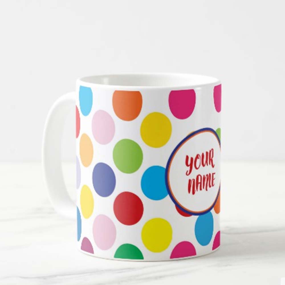 Personalized Photo Cup - Polka Dots Nutcase