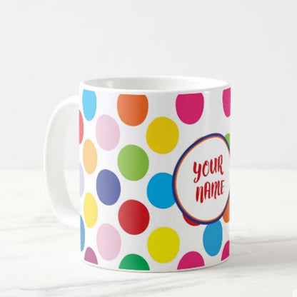 Personalized Photo Cup - Polka Dots Nutcase