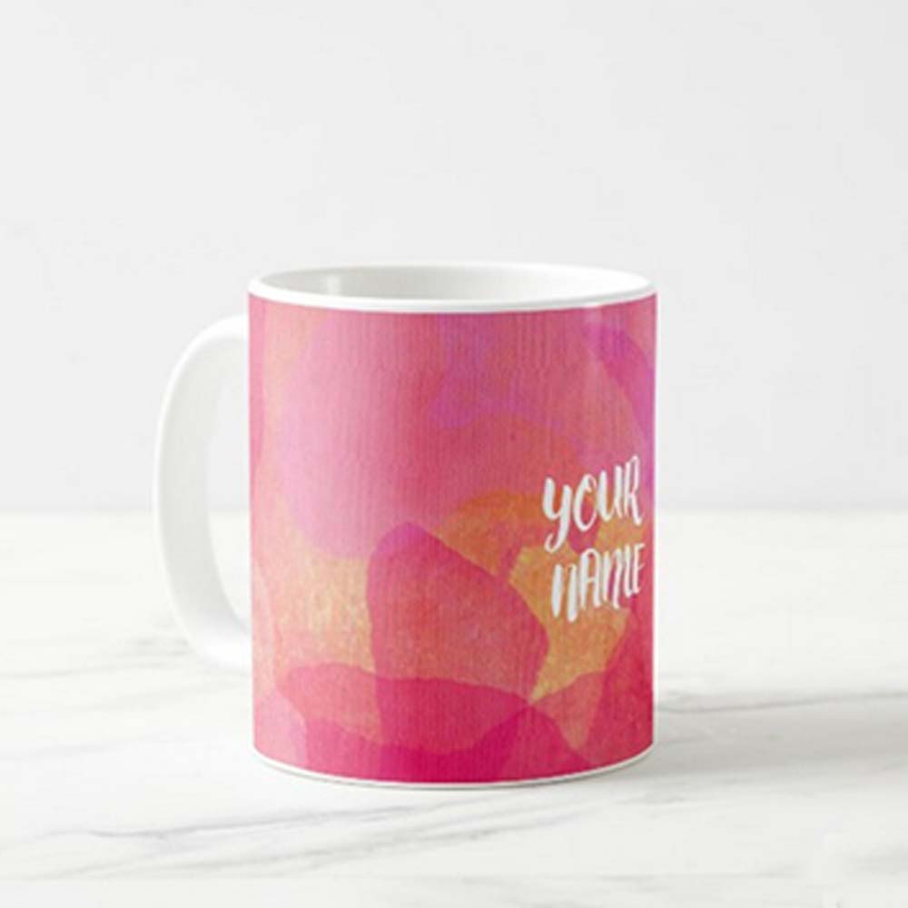 Custom Tumbler Cups - Pink Watercolor Nutcase