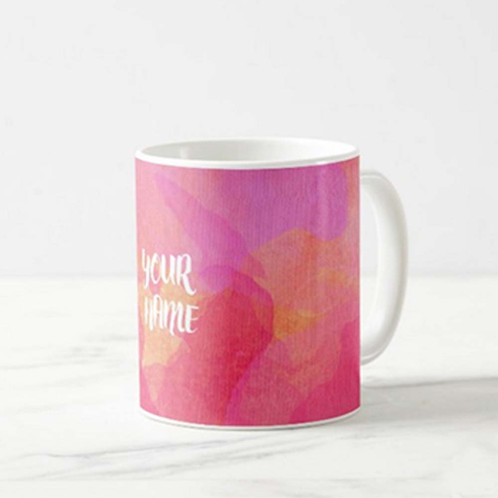 Custom Tumbler Cups - Pink Watercolor Nutcase