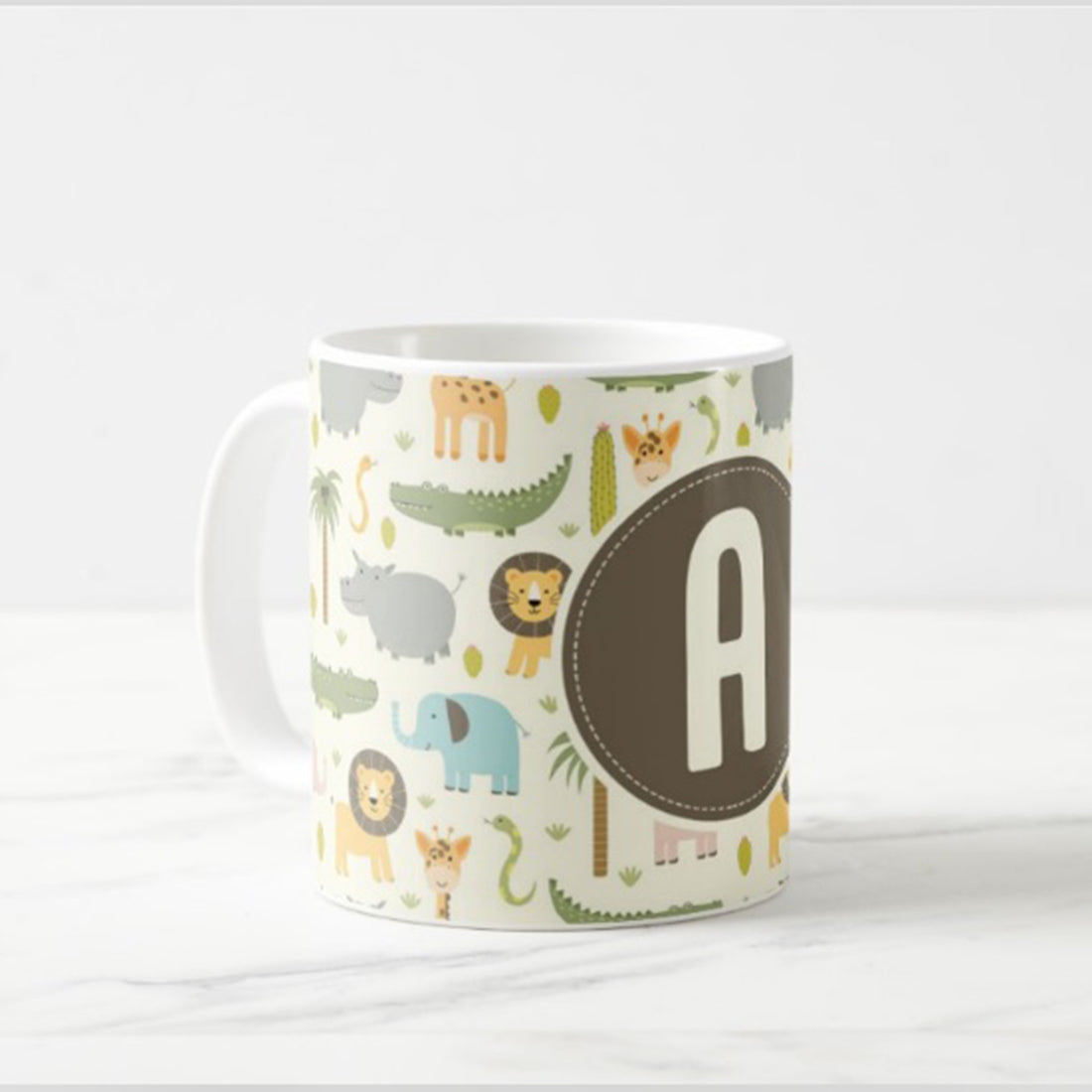 Customized Friends Coffee Mug - Cute Elephant Nutcase