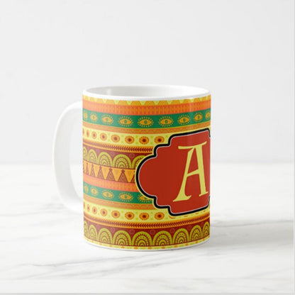 Personalized Plastic Cups - Yellow Ethnic Nutcase