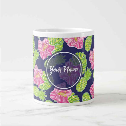 Personalised Photo Mug - Pineapple Leaves Nutcase