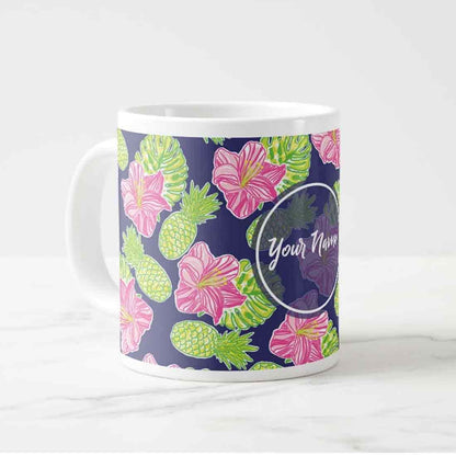 Personalised Photo Mug - Pineapple Leaves Nutcase