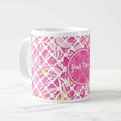 Photo Mug Printing Near Me - Pink Checks Nutcase