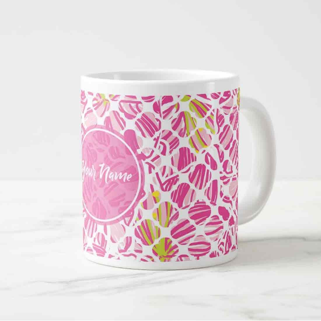 Photo Mug Printing Near Me - Pink Checks Nutcase