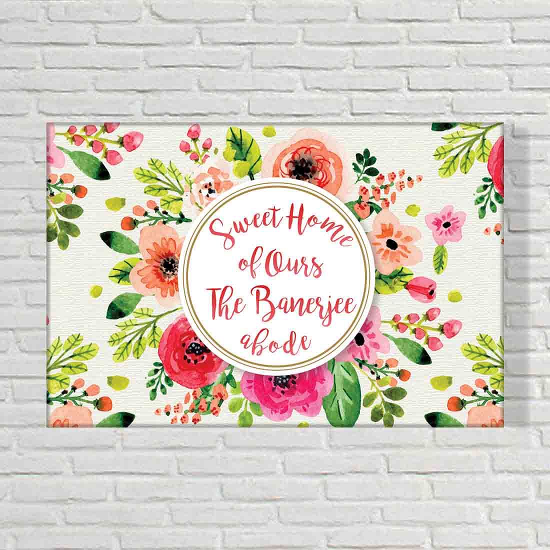 Customized Creative Door Nameplate - Sweet Home Nutcase