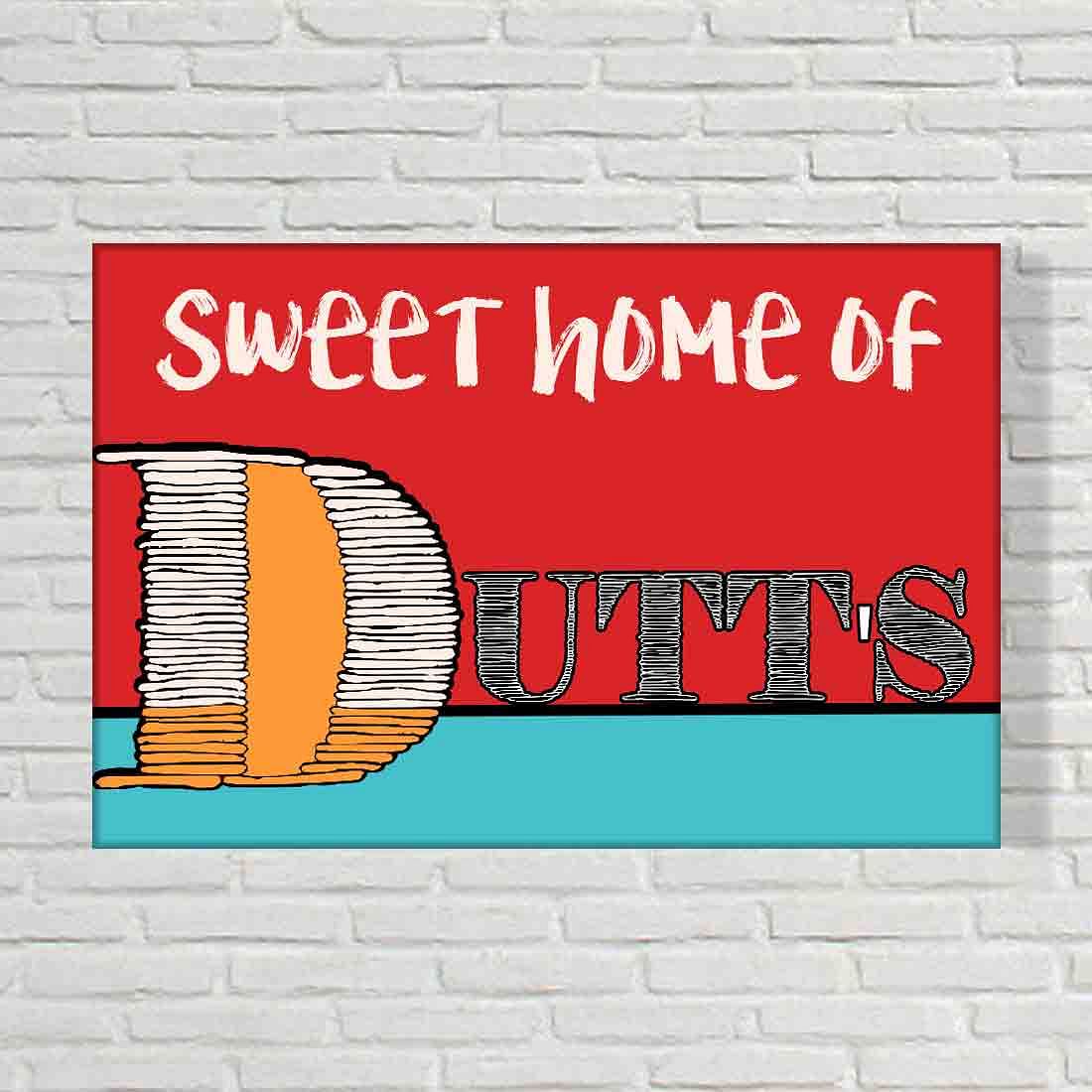 Cool Customized Door Nameplate - Sweet Home Nutcase