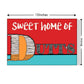 Cool Customized Door Nameplate - Sweet Home Nutcase