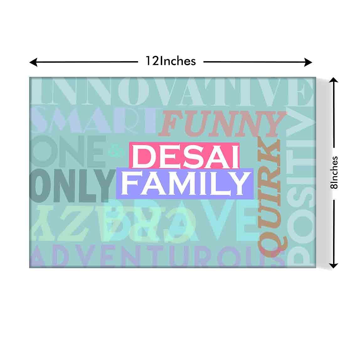 Personalized Funny Door Name Plate - Funny Quirky Nutcase