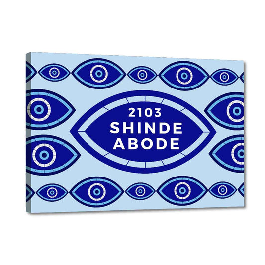 Evil Eye Protector Personalized Design Door Name Plate for Flats Office Nutcase