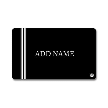 Custom Printed NFC Cards for Business -  Minimal Black Nutcase