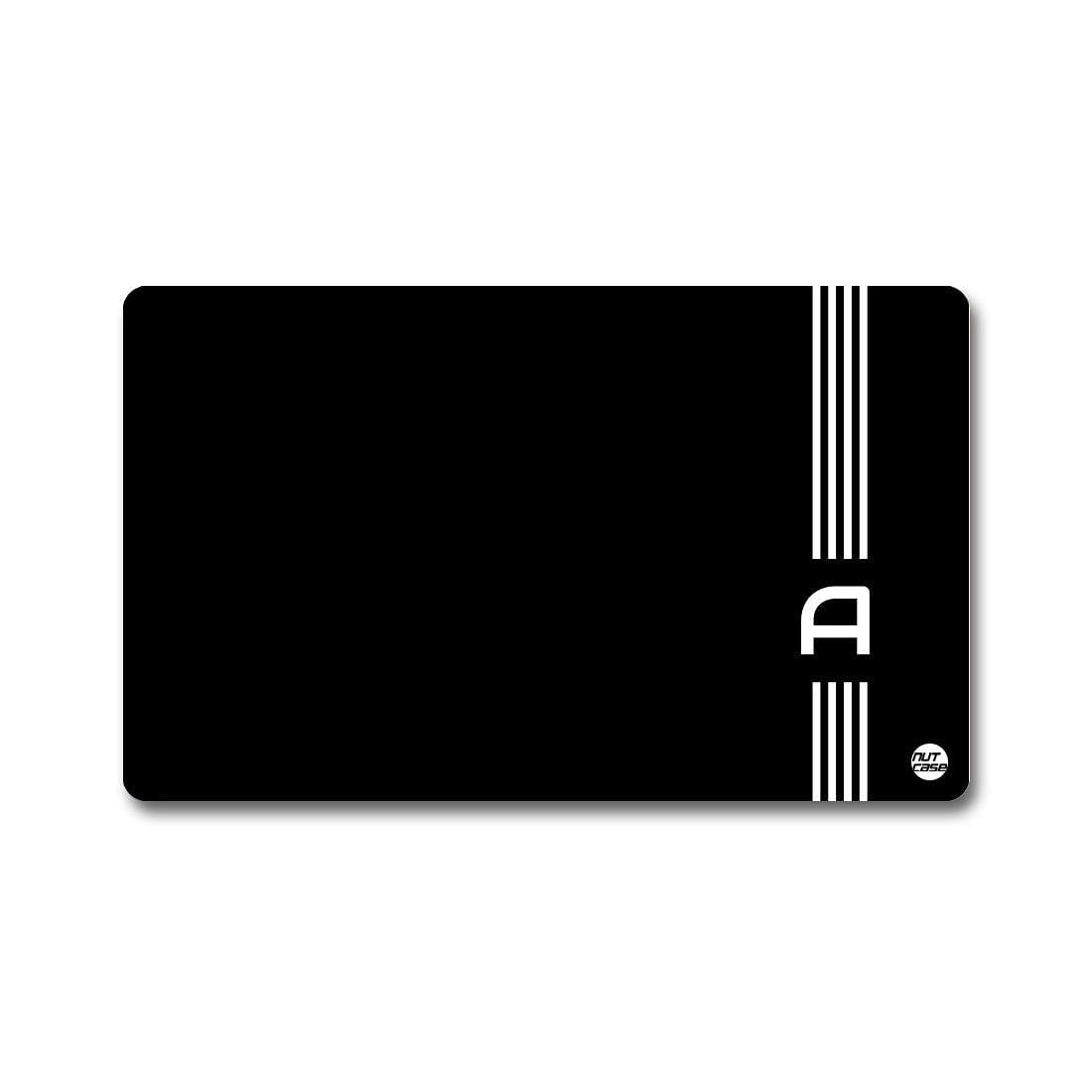 Best Monogrammed NFC Business Card - Black Nutcase