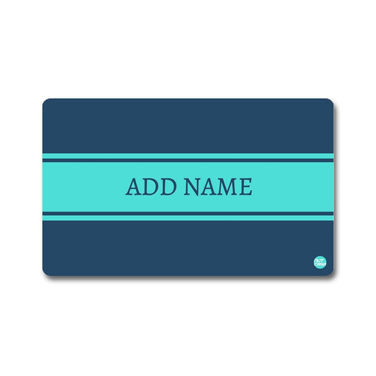 Personalized NFC Chip Business Card - Blue Stripes Nutcase