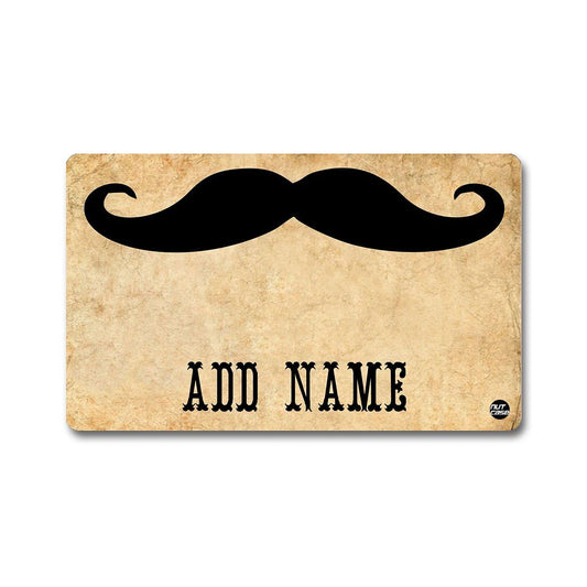 Custom-Made NFC Visit Cards -  Hipster Mustache Funny Nutcase