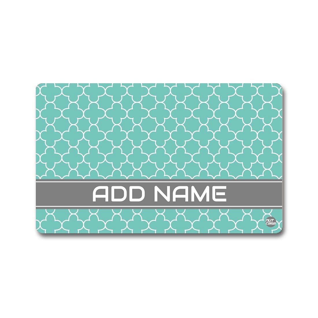 Customized Digital Business NFC Cards - Mint Blue Patter Nutcase