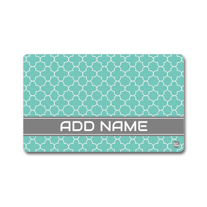 Customized Digital Business NFC Cards - Mint Blue Patter Nutcase