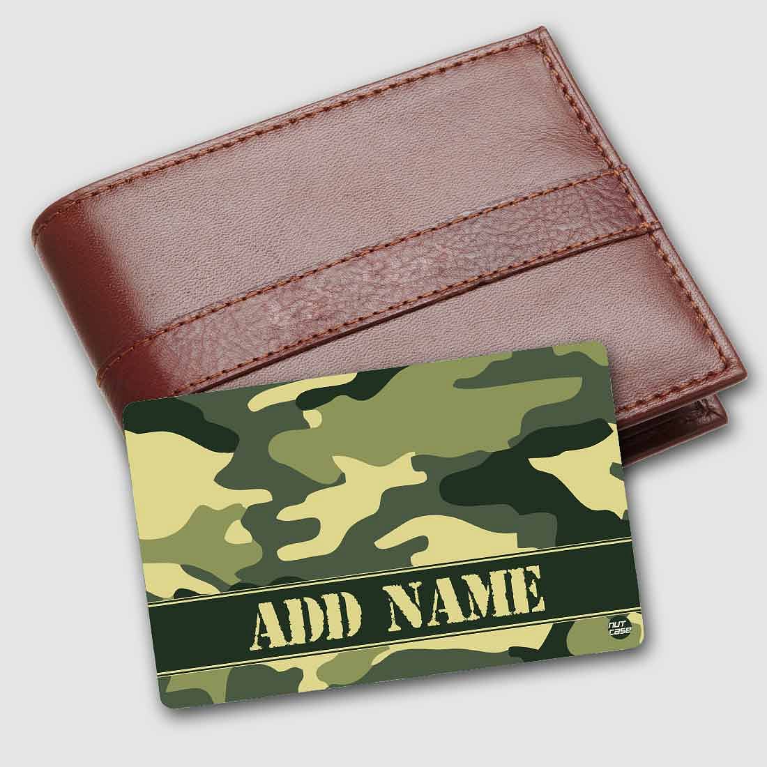 Customized NFC Smart Business Card -  Camouflage Nutcase