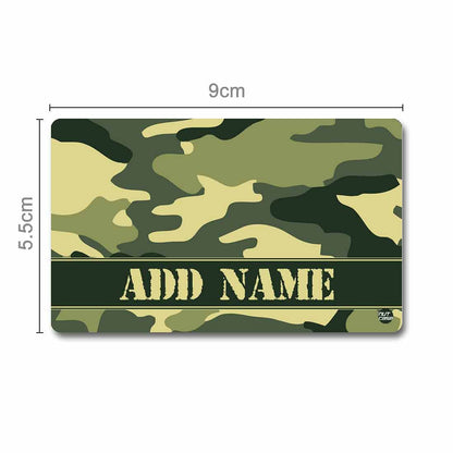 Customized NFC Smart Business Card -  Camouflage Nutcase