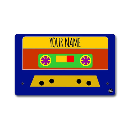 Personalized NFC Smart Card -  Blue Cassette Nutcase