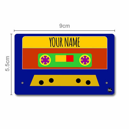 Personalized NFC Smart Card -  Blue Cassette Nutcase