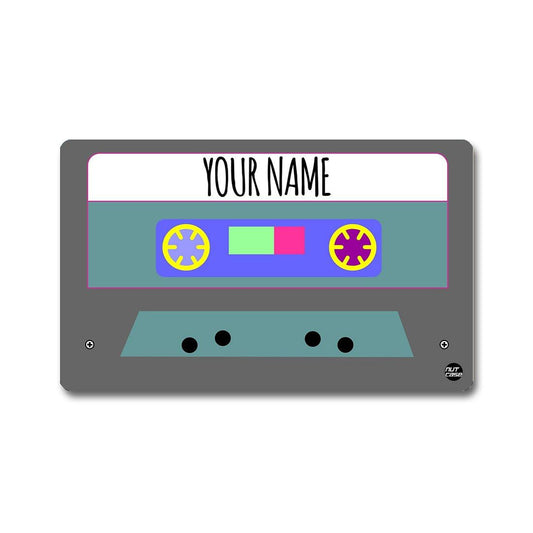 Personalized NFC Smart Card -  Grey Cassette Nutcase