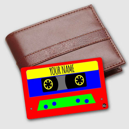 Personalized NFC Digital Business Card -  Red Cassette Nutcase