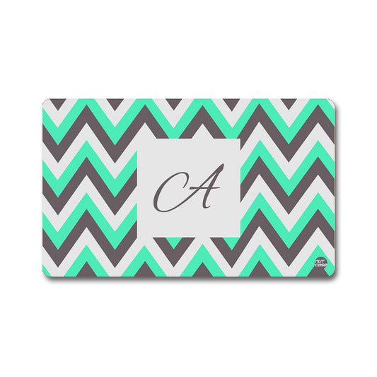 Customized NFC Smart Card -  Mint & Grey Chevron Nutcase