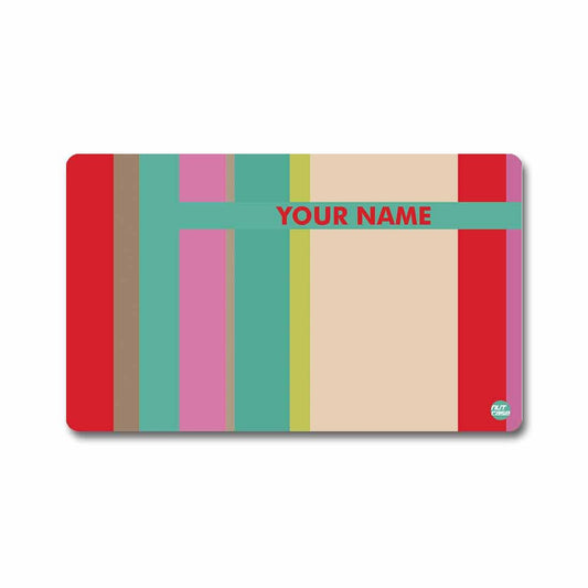 Personalized NFC Smart Card -  Red Lines Nutcase