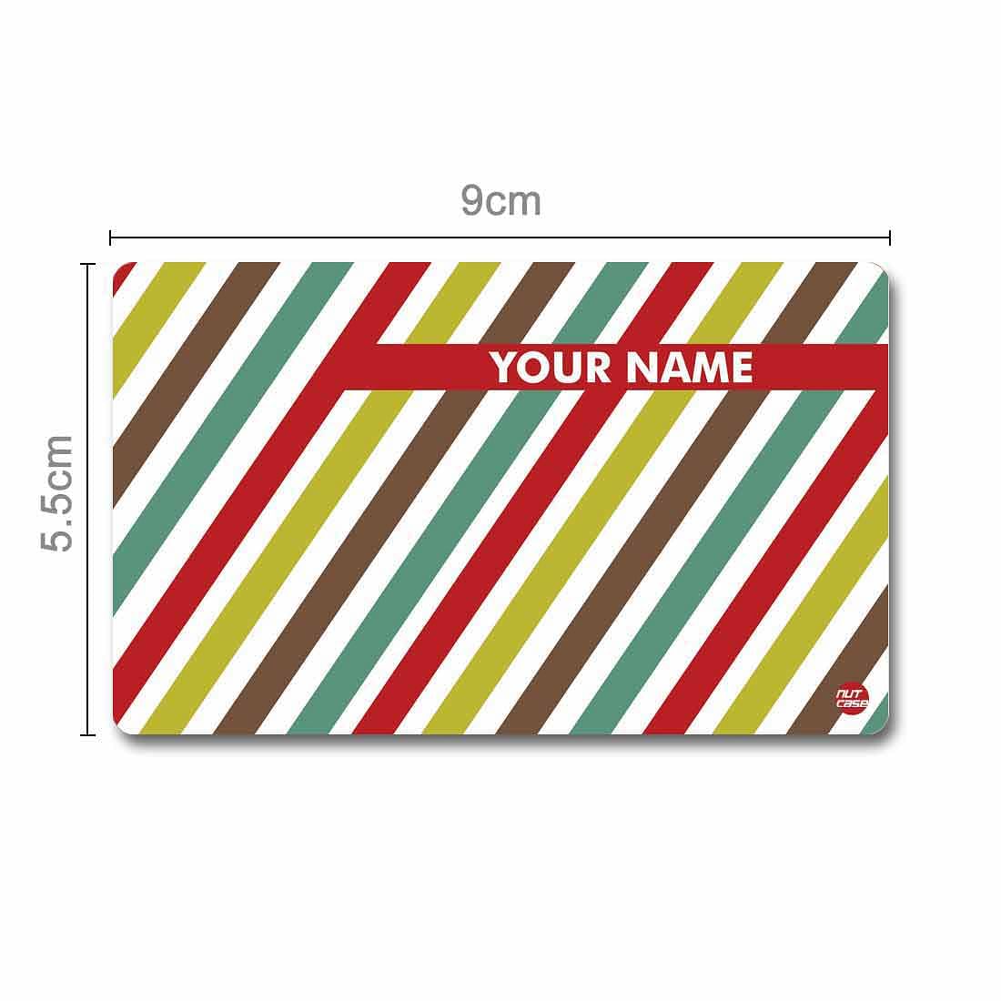 Customized NFC Business Card -  Cross Lines Nutcase