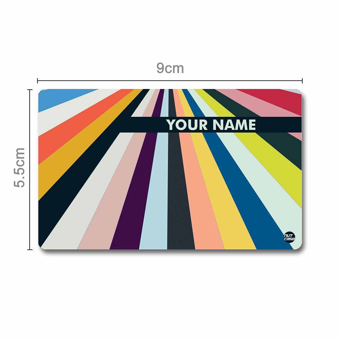 Personalized NFC Smart Card -  Esta Art Multicolor Nutcase