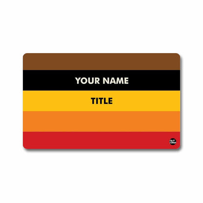 Personalized NFC Smart Card -  Black Red Colors Nutcase