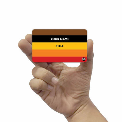 Personalized NFC Smart Card -  Black Red Colors Nutcase