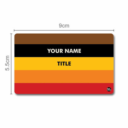 Personalized NFC Smart Card -  Black Red Colors Nutcase