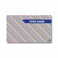 Customized NFC Digital Business Card - Multicolor Zig-Zag Lines Nutcase