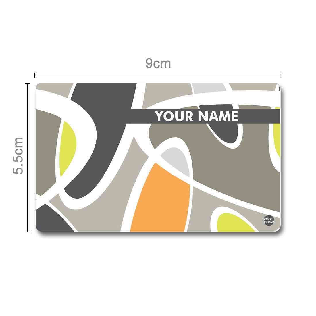 Customized NFC Business Card -  Wavy Lines Nutcase