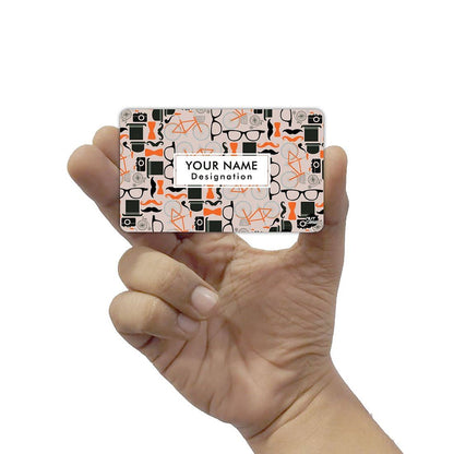 Customized NFC Smart Card -  Hipster Elements Nutcase