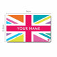 Personalized NFC Digital Smart Card -  British Flag Nutcase