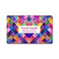 Personalized NFC Digital Smart Card - Colorful Checkbox Nutcase